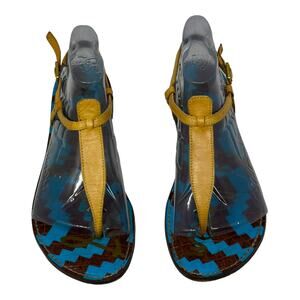 Sam Edelman yellow flat sandals size 9M